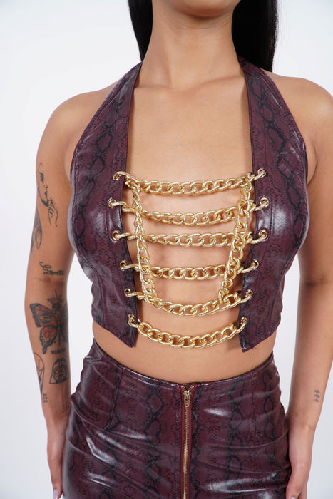 Two Piece Chained Fit