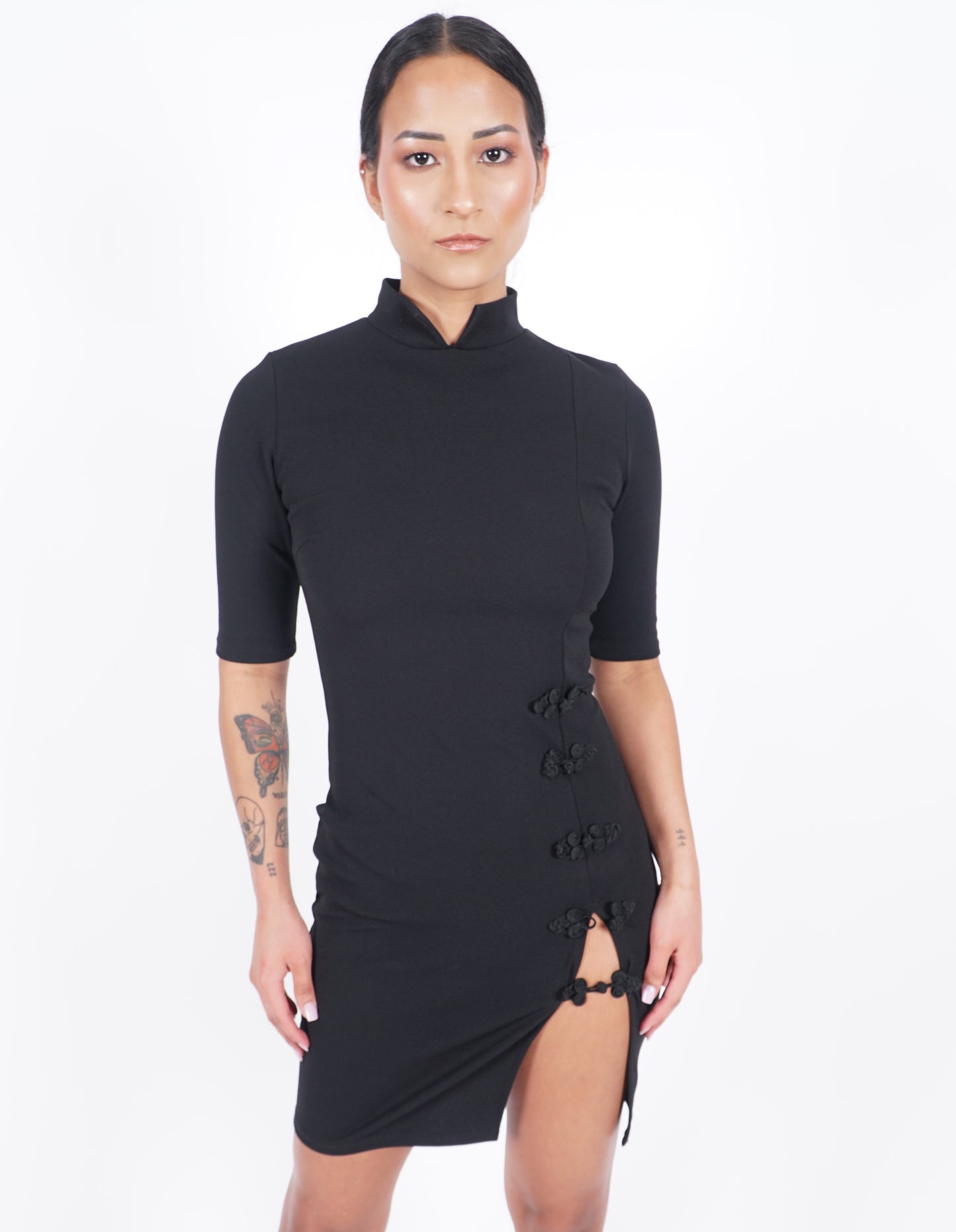 Oriental Black Dress