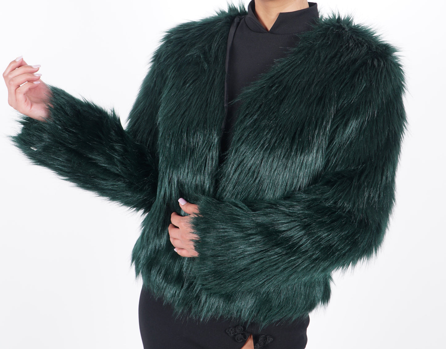 Green Fur Coat