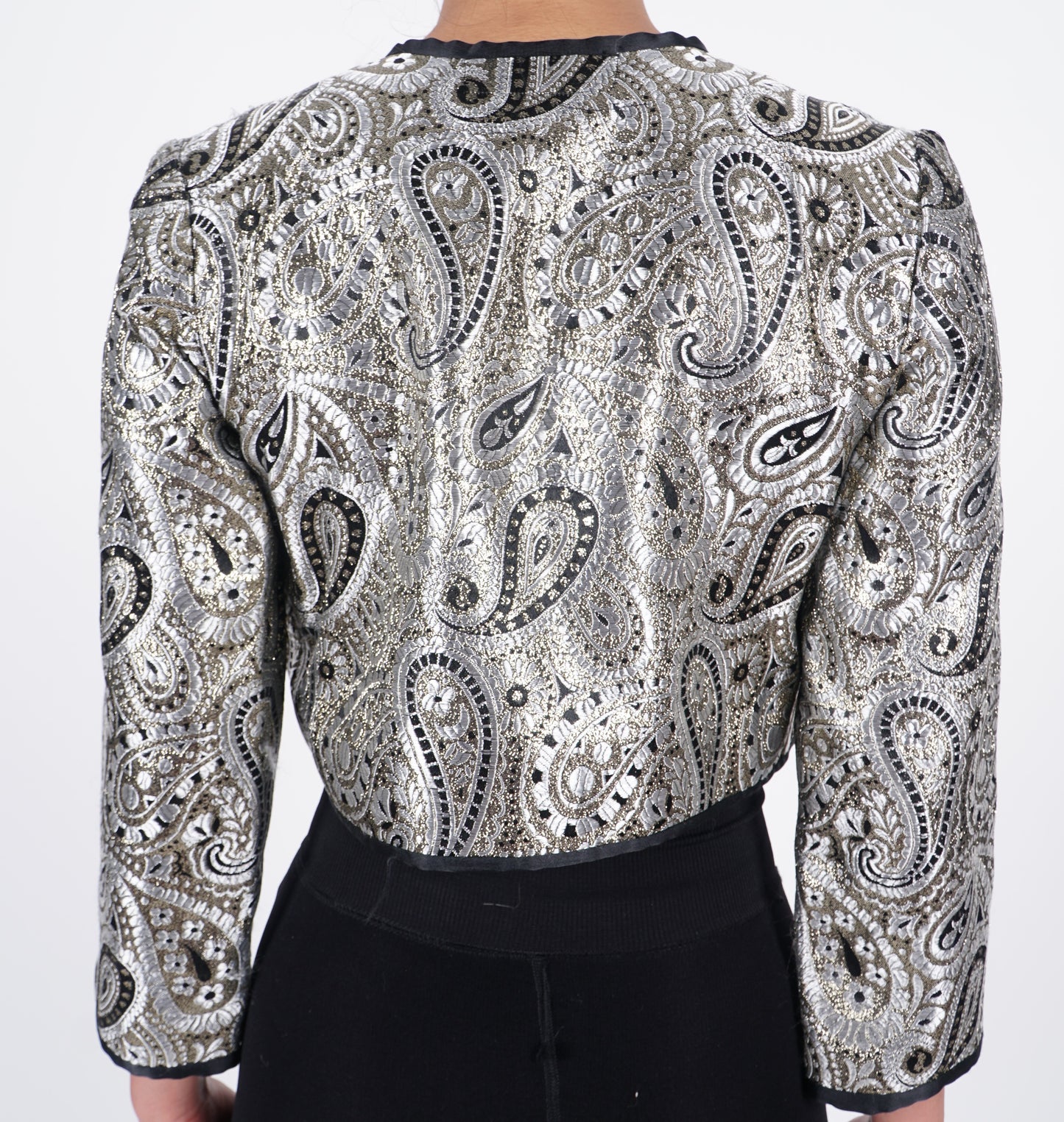 Silver Paisley Light Blazer