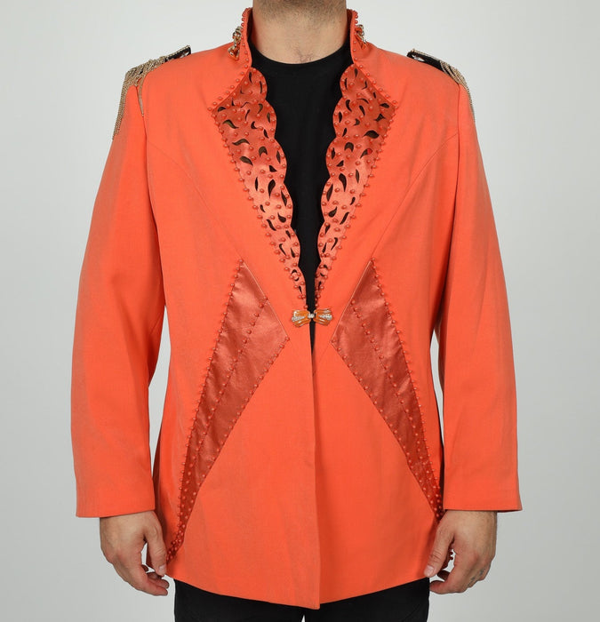 Orange Command Luxury Blazer