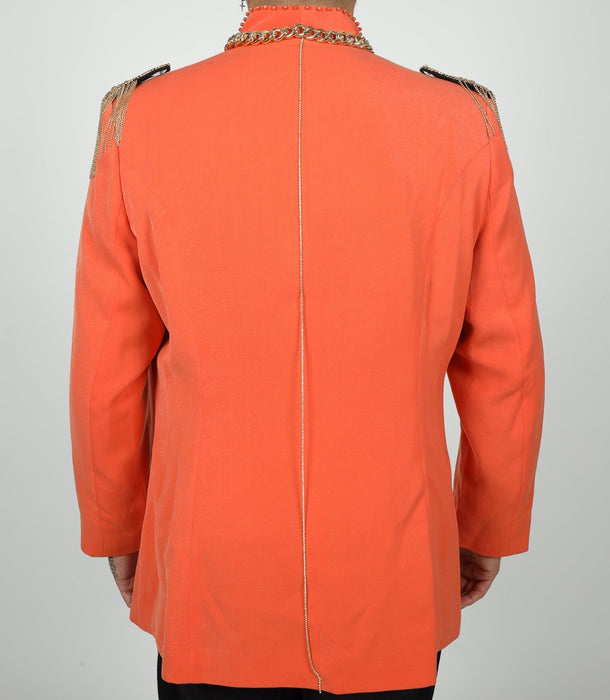 Orange Command Luxury Blazer