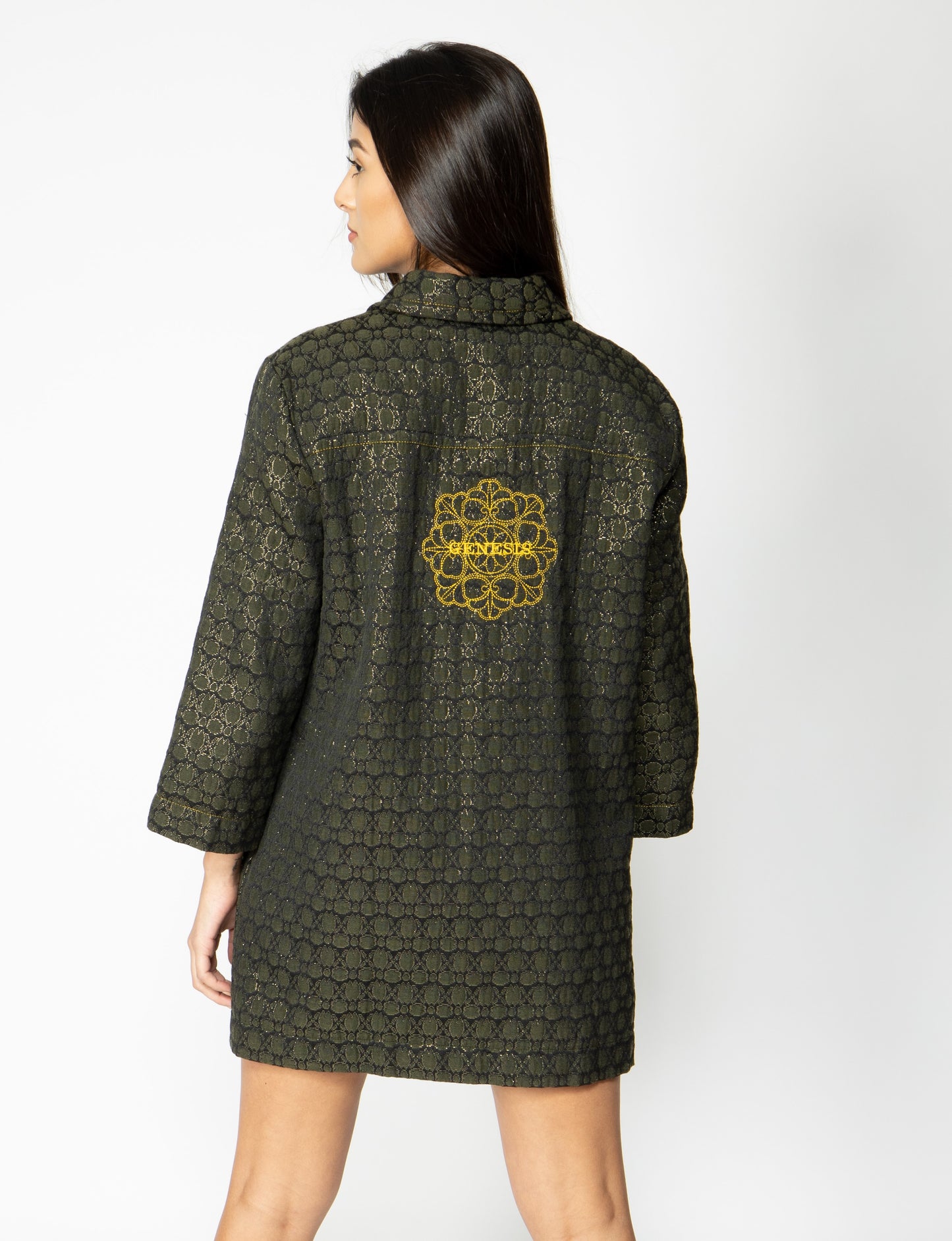 Genesis Green Trench Coat