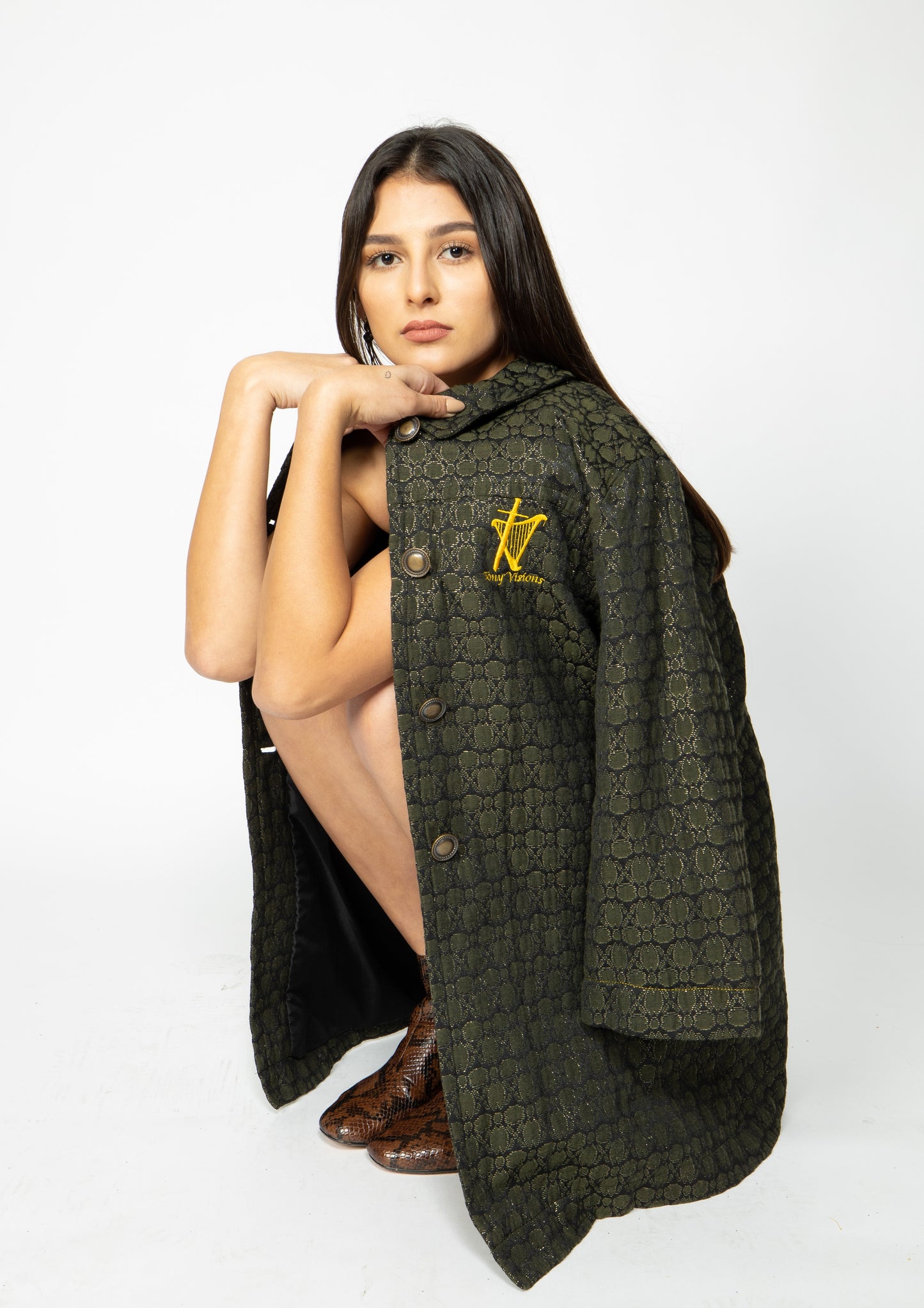 Genesis Green Trench Coat