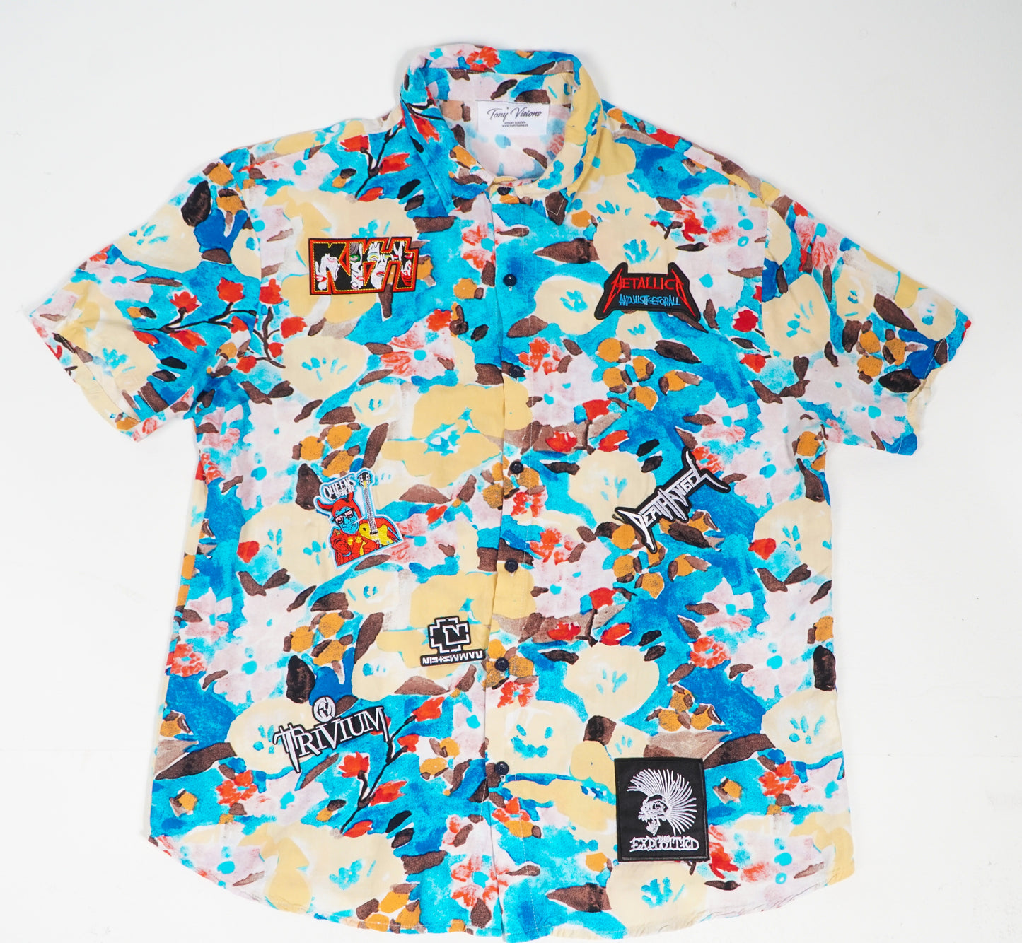 Color Wave Button Down Set