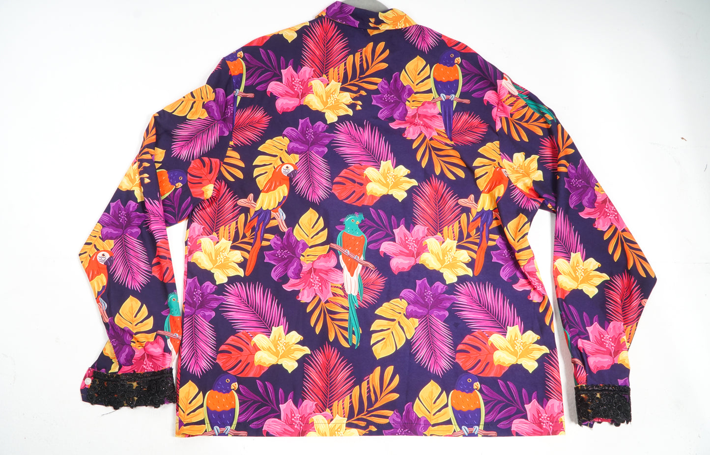 SLEEK HAWAII LONG SLEEVE BUTTON UP