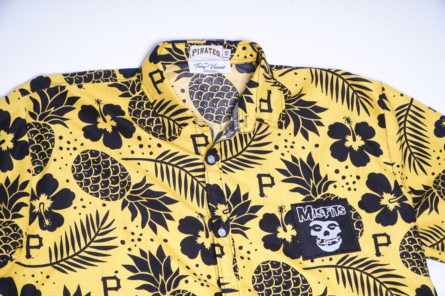 Pirates and Pineapples Hawaiian Button Down Shirt