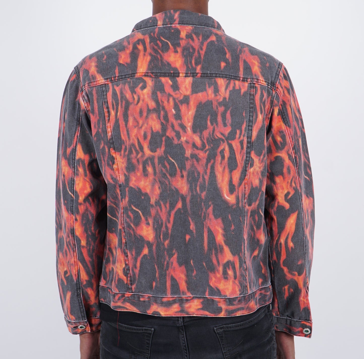 Flamed Denim Jacket