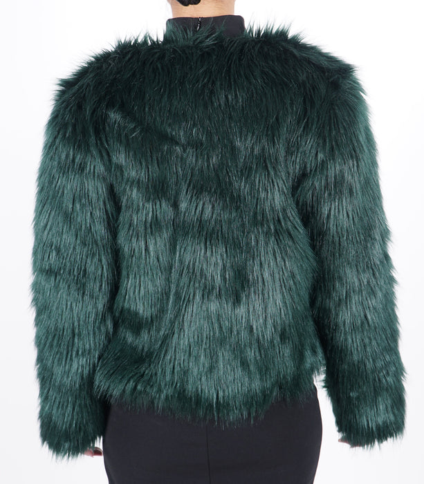 Green Fur Coat