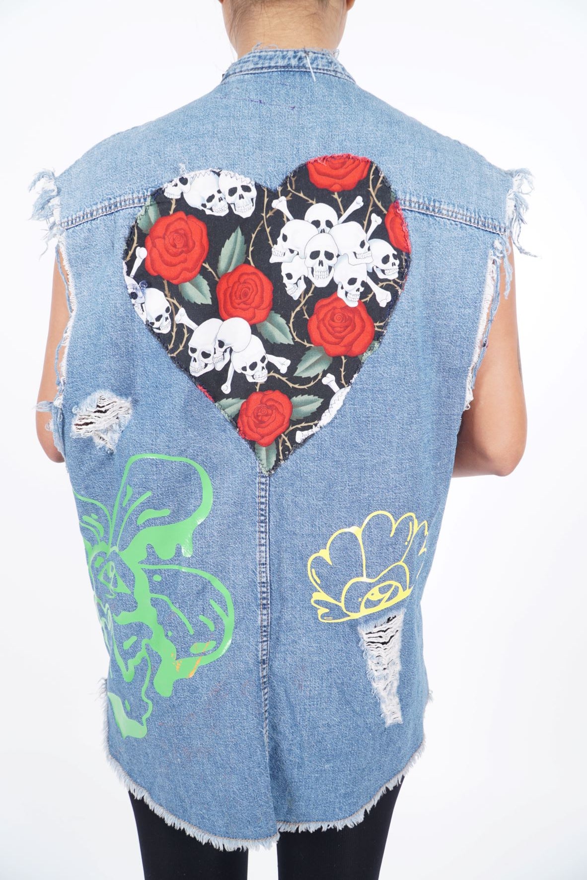 Oversized Custom Denim Vest