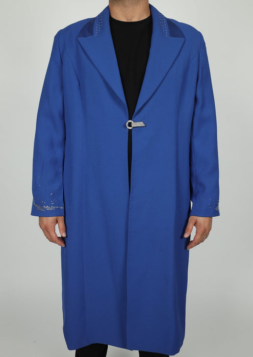 Blue Luxury Trench Coat