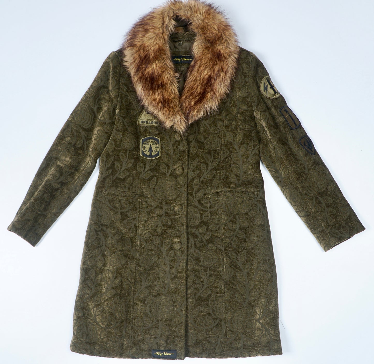 Olive Green Militant Trench